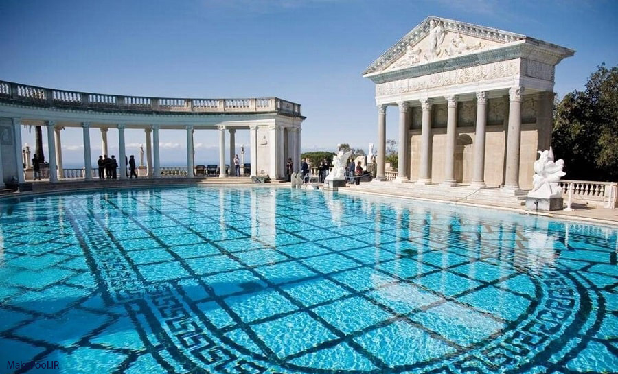 استخر قلعه Hearst Castle